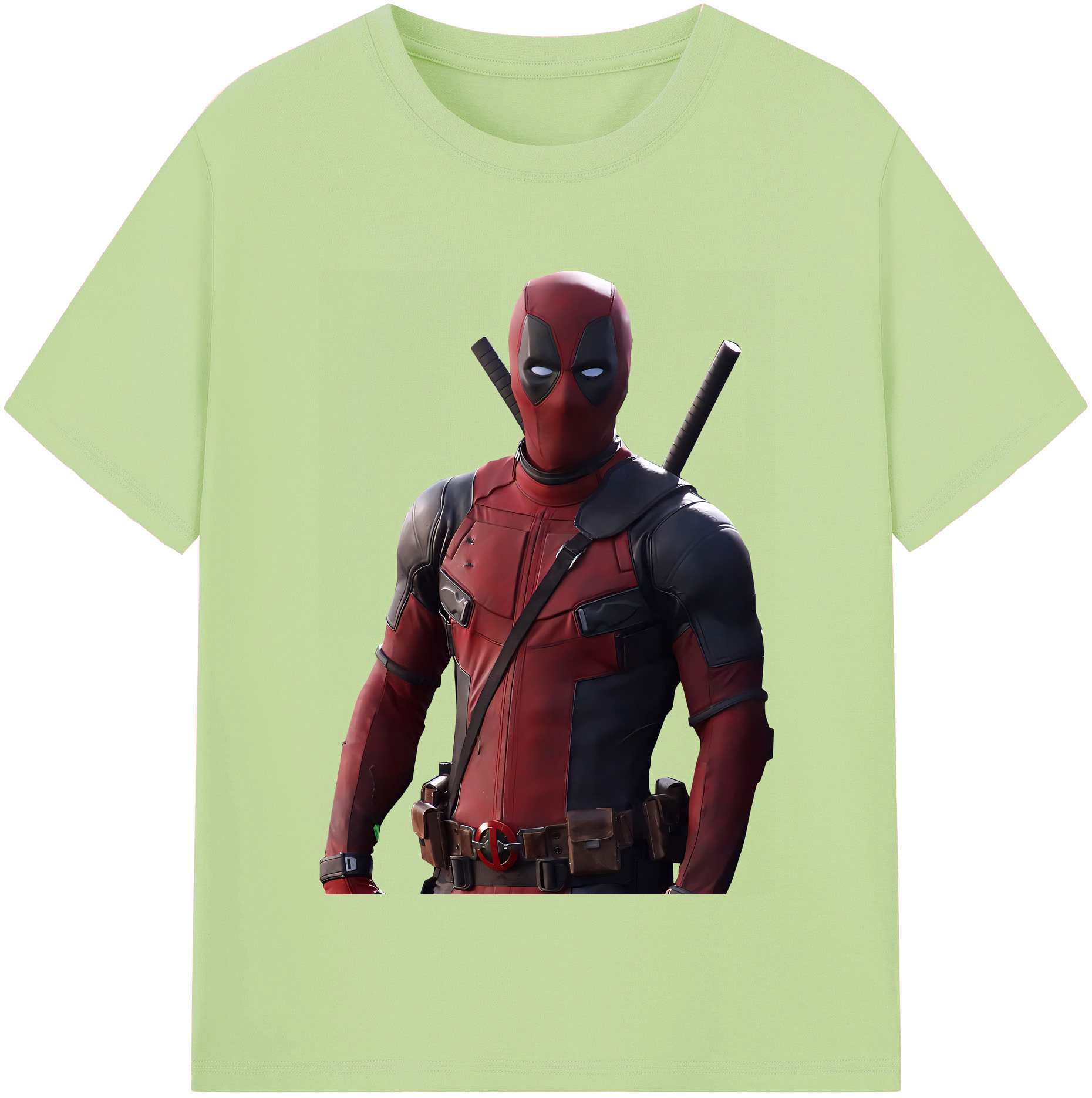 （画像用） Deadpool デッドプール 綿100％半袖Tシャツ（フロントプリント）
